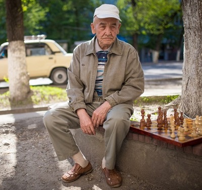 Пенсионер в Москве